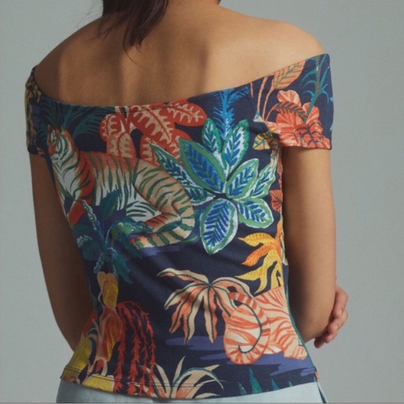 Anthropologie off the shoulder top - Picture 1 of 5